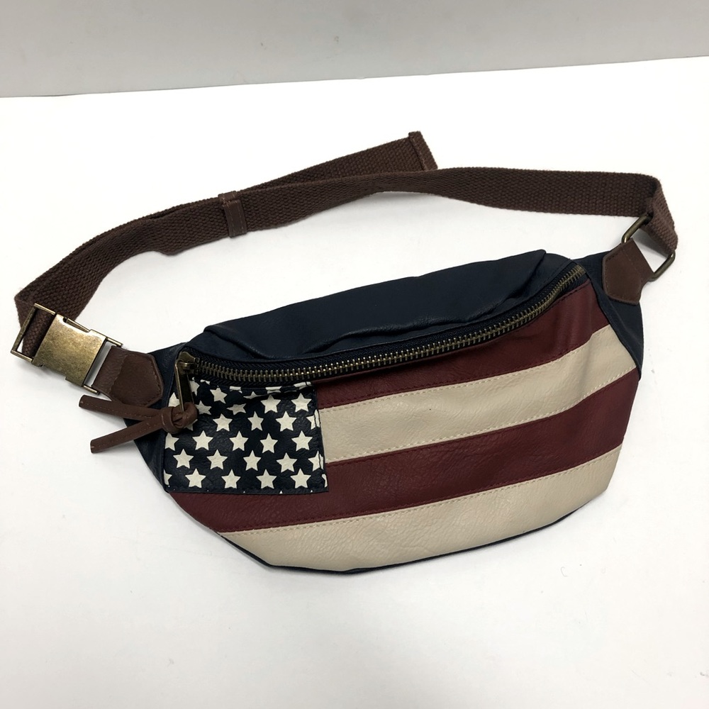 Mossimo flag fanny pack.